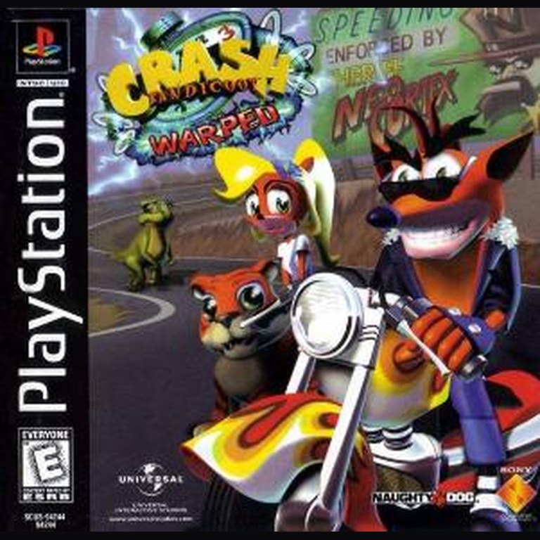 Crash Bandicoot 3: Warped cover art